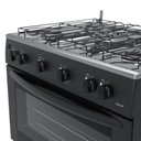Ver imagem 3 de FOGAO 5 BOCAS VENAX GAUDI GIII PRETO FOSCO GAS GLP