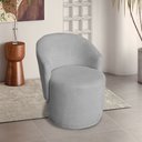 Ver imagem 3 de Poltrona Mv Estofados Decorativa Stella Boucle Cinza