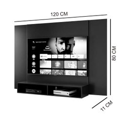 Painel para TV's de 32 a 43'' Polegadas com Nicho-Várias Cores: Off/Nature - 3
