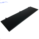 Ver imagem 1 de 1 Prateleira Preta 90X25 + Suporte Flutuante Mdf  Organizadora Decoração Cozinha Banheiro Sala
