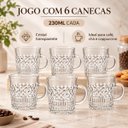 Ver imagem 2 de Jogo 6 Canecas Pixel em Cristal Transparente 230ml