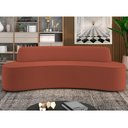 Ver imagem 2 de Sofá 4 Lugares Sala de Estar Cancún D02 Veludo Terracota 280 cm C-417 - Lyam Decor