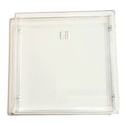 Moldura De Acrílico Decoração Para Parede E Mesa 25x25x4cm Cor:cristal - 1