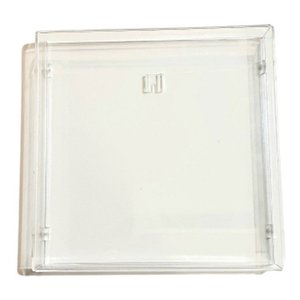 Moldura De Acrílico Decoração Para Parede E Mesa 25x25x4cm Cor:cristal