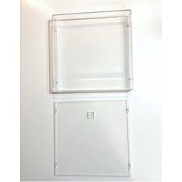 Moldura De Acrílico Decoração Para Parede E Mesa 25x25x4cm Cor:cristal - 2
