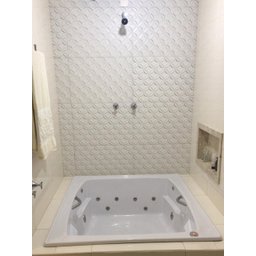 Banheira Dupla Áustria COMPLETA com hidro em acrílico  (1,15x1,43x0,43)-220V - 2