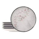 Ver imagem 1 de Kit Prato Raso Tramontina Floralis em Porcelana Decorada 25 Cm 6 Peças Tramontina