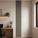 Ver imagem 4 de Painel Ripado Decorativo para Sala Quarto 39x250cm Slats L05 Gris Fosco - Lyam Decor