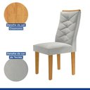 Ver imagem 6 de Conjunto 4 Cadeiras para Sala de Jantar Germany