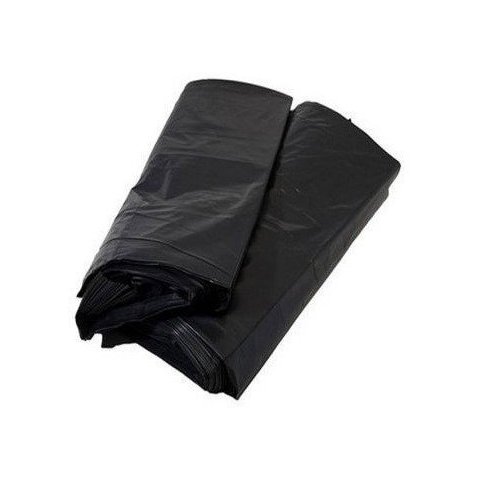 Saco Para Lixo De 40 Litros Fino Preto Pacote C/100 Unidades