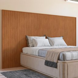 Cabeceira Florença para Cama de Casal e Queen Cedro - Casa D - 2