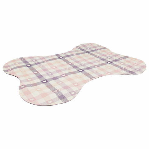 Tapete Comedouro Pet Duz Pets Ossinho Antiderrapante Coração – Conforto e Proteção no Dia a Dia