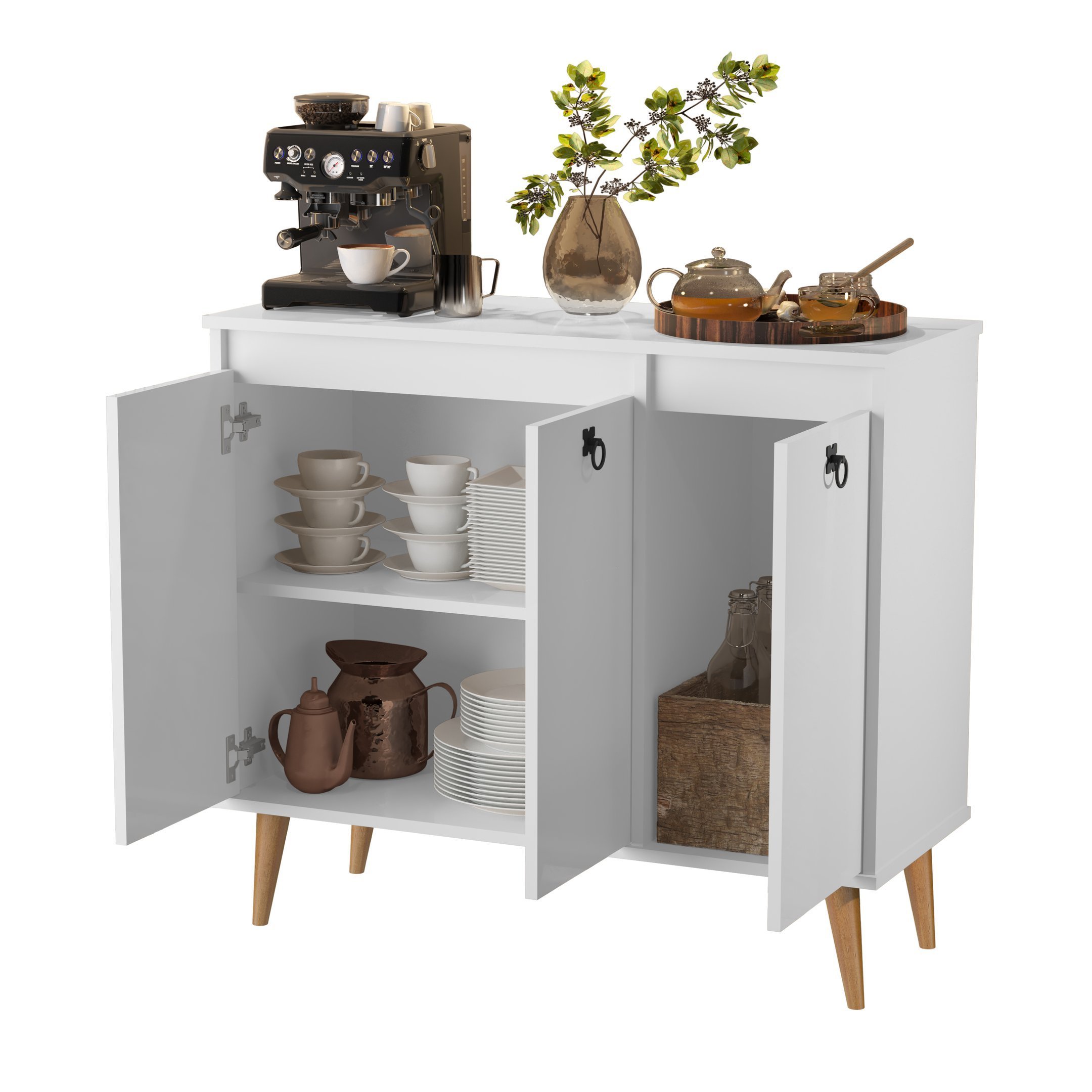 Buffet Dream Classic 3 Portas: Branco
