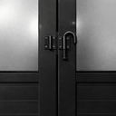 Ver imagem 4 de Porta de Correr Alumínio Preto Camarão Lambril com Visor Maxx