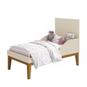 Ver imagem 6 de Jogo de Quarto Infantil Cômoda 1 Porta e Berço Classic Areia Fosco com Pés Amadeirado - Reller M