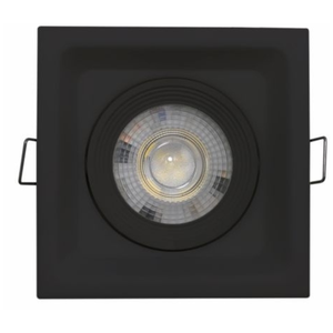 Spot Led Deep 5w 6500k Quadrado Preto Embutir - Áreas Internas