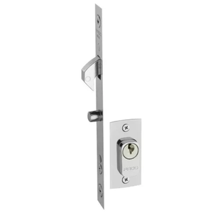 Fechadura Pado 410a Porta de Correr Perfil de Aluminio Cromado