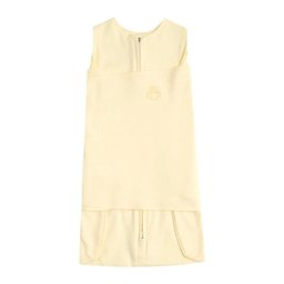 Saco de Dormir Swaddle em Algodão Egípcio Amarelo Primavera Verão - Casulo - 1