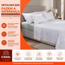 Ver imagem 6 de Jogo de Cama Casal Sultan Realce Premium 140 Fios 4 Peças Lençol com Elástico Lívia