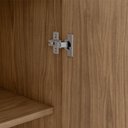 Ver mais imagens de Armarios Lavanderia 4 Modulos Mdf 270 Cm Tosc Freijo Nero Mxm