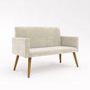 Ver imagem 3 de Kit 10 Poltronas com Base Reforçada + 2 Namoradeiras Bege