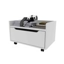 Ver imagem 4 de Balcão Gabinete com 1 Gavetas e Rodízios 60cm Bn3647 Tecnomobili 2023 Móvel na Caixa Branco