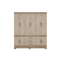 Guarda-Roupa Casal 10 Portas 3 Gavetas New Murano Demóbile - 3 Guarda-Roupa Casal 10 Portas 3 Gavetas New Murano Demóbile - 3
