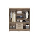 Ver imagem 2 de Guarda-Roupa Casal 10 Portas 3 Gavetas New Murano Demóbile
