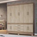 Ver imagem 1 de Guarda-Roupa Casal 10 Portas 3 Gavetas New Murano Demóbile