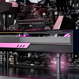 Computador Gamer: Suporte Vertical Resistente Ao Calor- Apoio/suporte Elevado -preto - 5