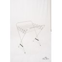 Ver imagem 1 de Varal de Chão Sanfonado Abre e Fecha Leve e Resistente sem Aba