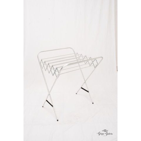 Varal de Chão Sanfonado Abre e Fecha Leve e Resistente sem Aba