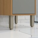 Ver imagem 5 de Balcão de Cozinha 40 Cm Colors 1 Porta 100% Mdf Freijó/moss - Kits Paraná