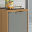 Ver imagem 6 de Balcão de Cozinha 40 Cm Colors 1 Porta 100% Mdf Freijó/moss - Kits Paraná