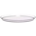 Ver imagem 1 de 48 Bandejas Redonda 28cm Glassy Crippa Transparente Servir Restaurante Bar Lanchonete