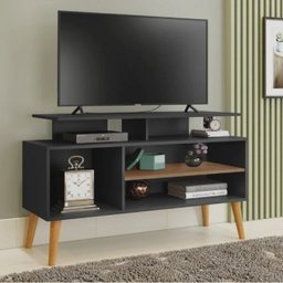 Rack Preto P/ Tv 42 Polegadas Luxo Lyon - 2