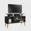 Ver imagem 1 de Rack Preto P/ Tv 42 Polegadas Luxo Lyon