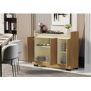 Ver imagem 2 de Aparador Buffet Real 3 Portas Perola/mel Primus Móveis