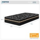 Ver imagem 2 de Colchão Solteiro King Ortho Suport Ortopédico Espuma D33 Pillow Paparazzi 96x203x28cm