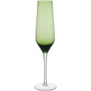 Ver imagem 1 de Jogo 2 Peças Taça de Vidro 195ml Verde 26x7x7cm Vinho Água Espumante Champagne