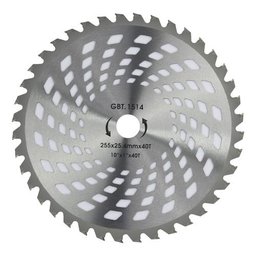 Lâmina Serra Circular para Roçadeira Videa, 40 Dentes 255x25.4mm - 1