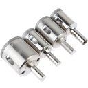 Ver imagem 5 de Kit 10 Brocas Diamantadas 6 a 50mm Fura Vidro Mármore Piso Cerâmica Granito Lorben
