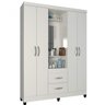 Guarda-Roupa Casal 4 Portas 2 Gavetas Capelinha Light  - 2