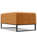 Ver imagem 6 de Puff Decorativo Sala de Estar Cléo W01 Base Ferro 90 cm Couríssimo Whisky - Lyam Decor
