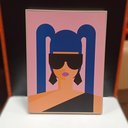 Ver imagem 3 de Quadro Decorativo Enfeite Parede Casa Home&co Mdf 40x30x30cm Rosa