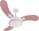 Ver imagem 1 de Ventilador de Teto Infinity Colorido 3 Pás Mdf Rosa 110V