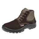Ver imagem 2 de Bota Botina Nobuck Café Bico De Plástico 50b26cb Marluvas - Marrom - 41