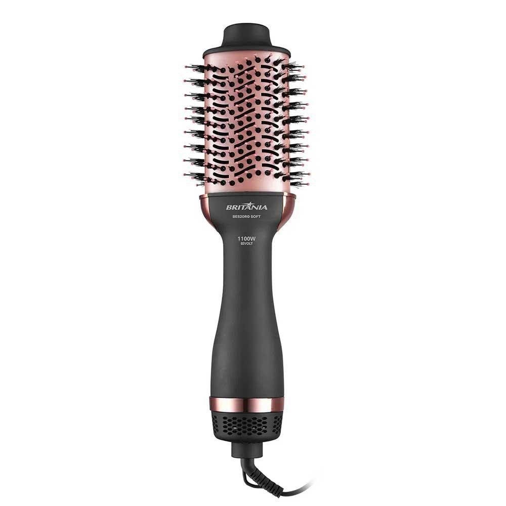 Escova Secadora Britânia Bes20rg 1100w Bivolt Rosa/preto