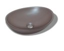Ver imagem 1 de CUBA OVAL APOIO MARROM FOSCA -41x33cm ENKEL