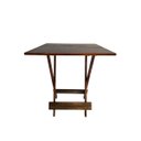 Ver imagem 2 de Mesa Dobrável Madeira Maciça Castanho